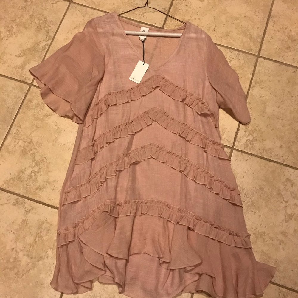 Small ruffle dress